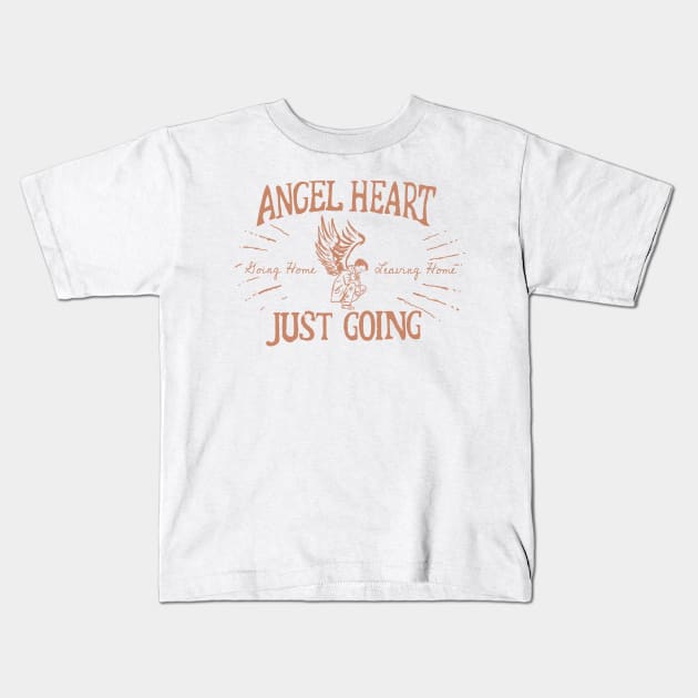 Angel Heart (with Cas) Kids T-Shirt by kimstheworst